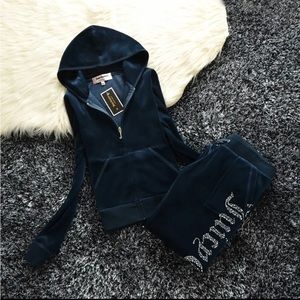 Navy Blue Juicy Couture Tracksuit
